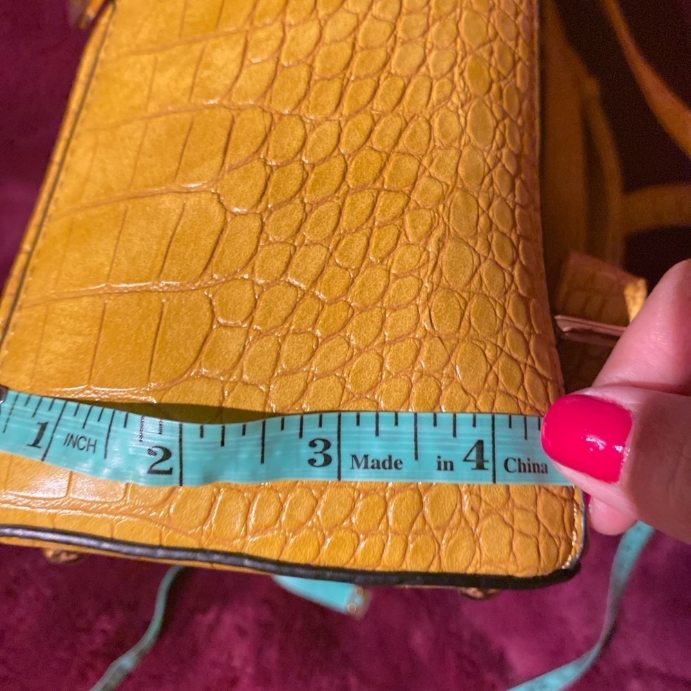 Brand New Beautiful Yellow Mustard Color bag, for office or school. Never Used! - Picture 4 of 9